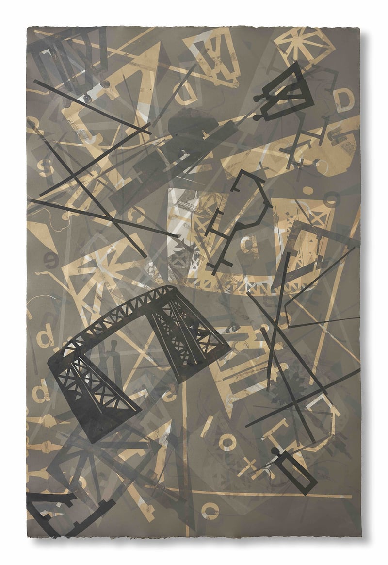 Urban Layers I (mono print)